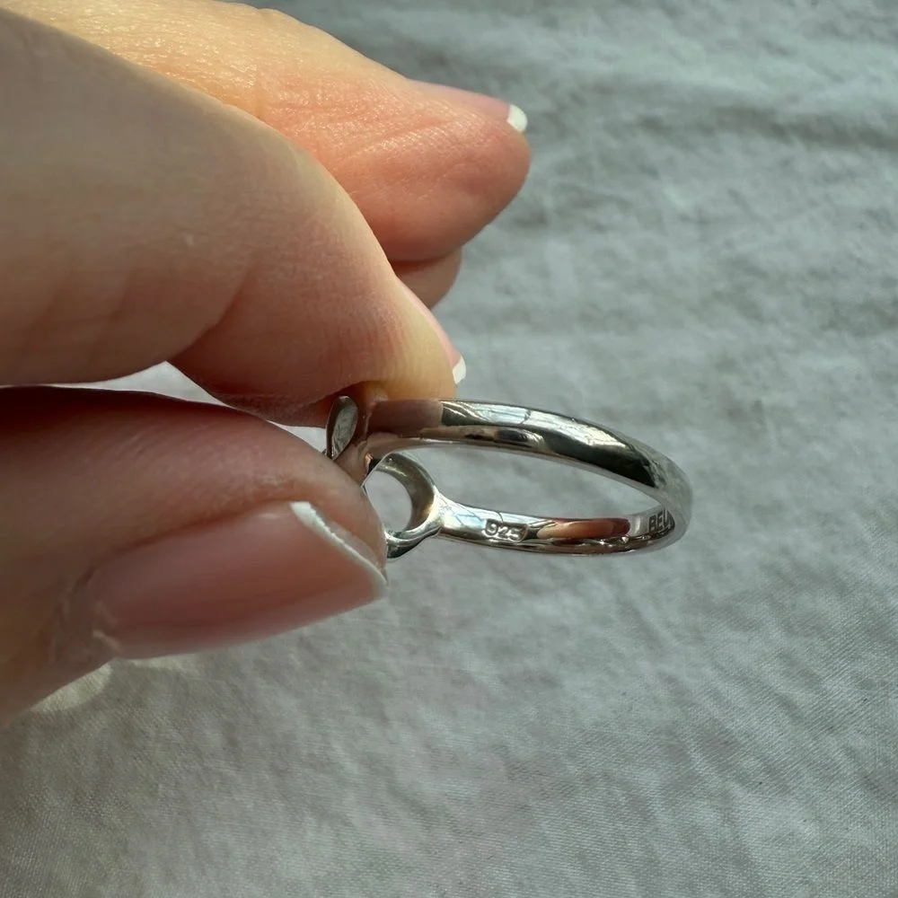 Sterling Silver Size 8 Infinity‎ Ring